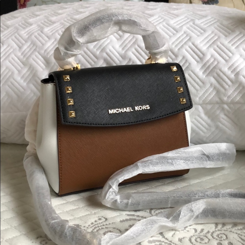 Authentic MK Color Block KARLA Satchel